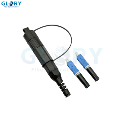 Glasfaser-SC-Stecker